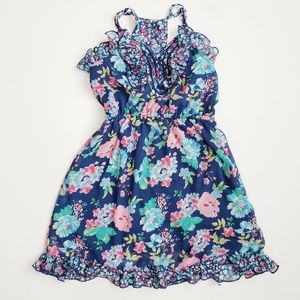 Girl's Floral Dress Size S (7/8)